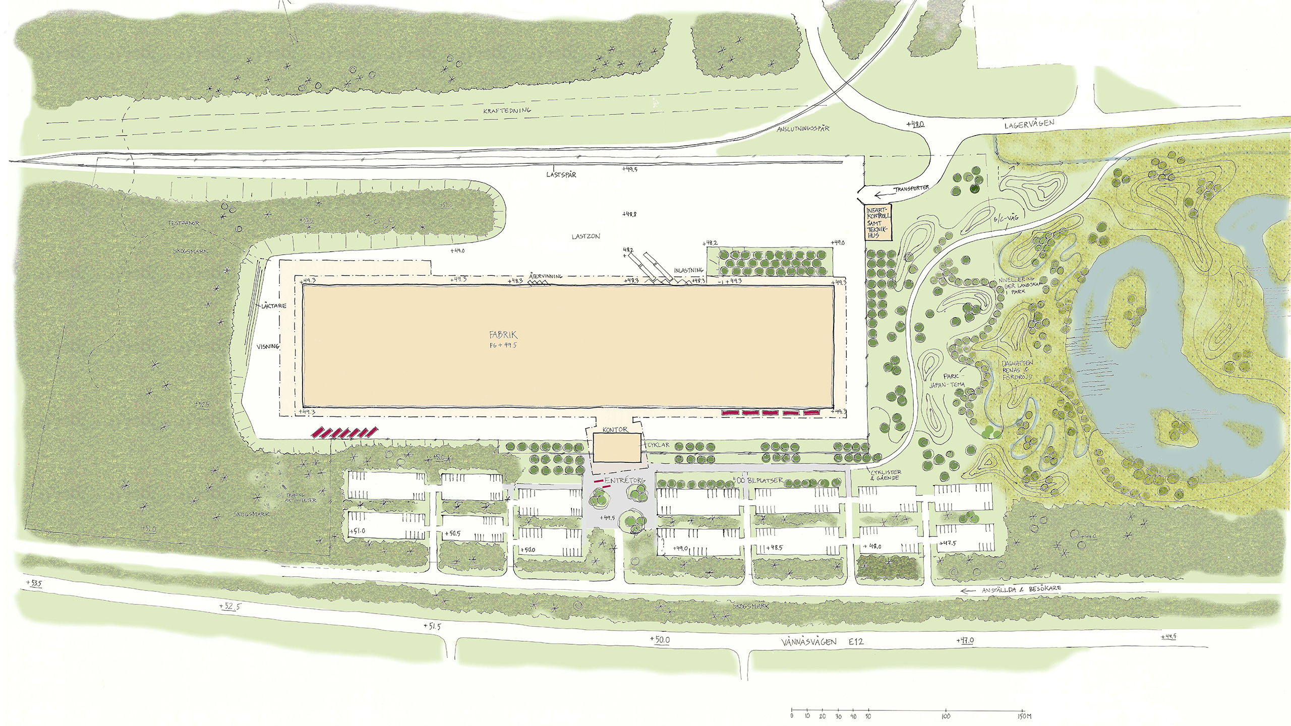 Komatsu Forests plan för en framtida fabrik