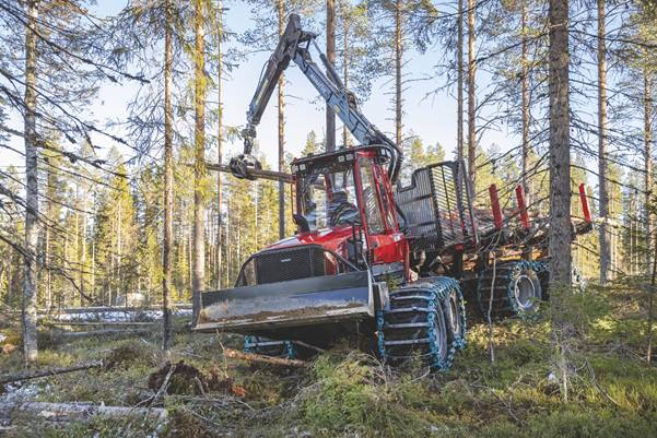 Komatsu forwarder